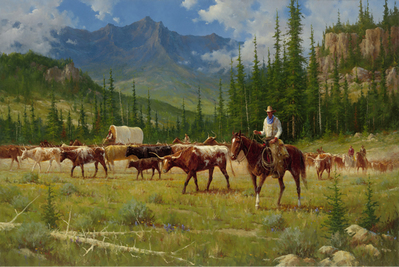 Taking Texas North- Signed By The Artist								 – Canvas Giclee
								 – Limited Edition
								 – 15 A/P
								 – 
								24 x 36