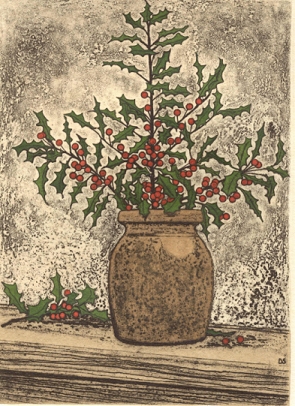 December Holly- Signed By The Artist								 – Paper Etching
								 – Limited Edition
								 – 100 S/N
								 – 
								7 x 5								
								 –