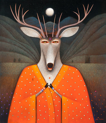 Deer Edward- Signed By The Artist								 – Canvas Giclee
								 – Limited Edition
								 – 50 S/N
								 – 
								28 x 24