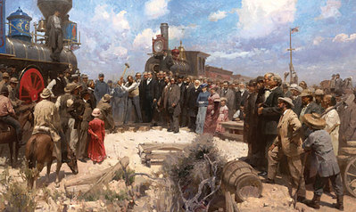 Golden Spike Ceremony- Signed By The Artist								 – Canvas Giclee
								 – Limited Edition
								 – 45 S/N
								 – 
								32 x 50