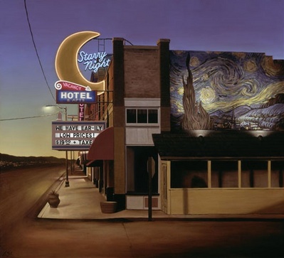 Starry Night Hotel- Signed By The Artist								 – Canvas Giclee
								 – Limited Edition
								 – 50 S/N
								 – 
								26 x 29