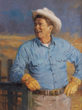 Reagan- Signed By The Artist								 – Canvas Giclee
								 – Limited Edition
								 – 1989 S/N
								 – 
								28 x 21