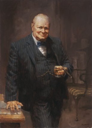 Churchill- Signed By The Artist								 – Paper Giclee
								 – Limited Edition
								 – 500 S/N
								 – 
								24 x 18