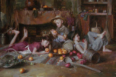 Apples And Oranges- Signed By The Artist								 – Canvas Giclee
								 – Limited Edition
								 – 10 S/N
								 – 
								24 x 36