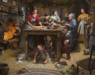 Family Traditions- Signed By The Artist								 – Canvas Giclee
								 – Limited Edition
								 – 75 S/N
								 – 
								19 x 24