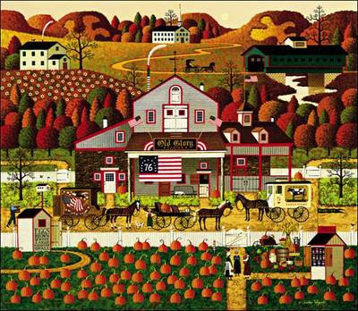 Old Glory Farms- Signed By The Artist								 – Paper Lithograph
								 – Limited Edition
								 – 125 A/P
								 – 
								17 1/8 x 20