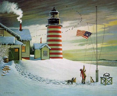 West Quoddy Head Light, Maine- Signed By The Artist								 – Paper Lithograph
								 – Limited Edition
								 – 2500 S/N
								 – 
								15 x 18