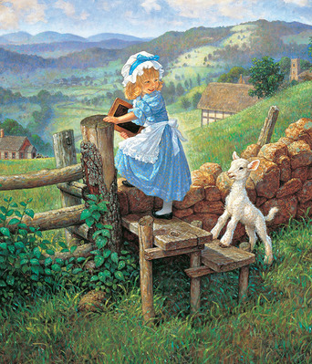 Mary Had A Little Lamb- Canvas Giclee
								 – Open Edition
								 – Fine Art
								 – 
								14 x 12