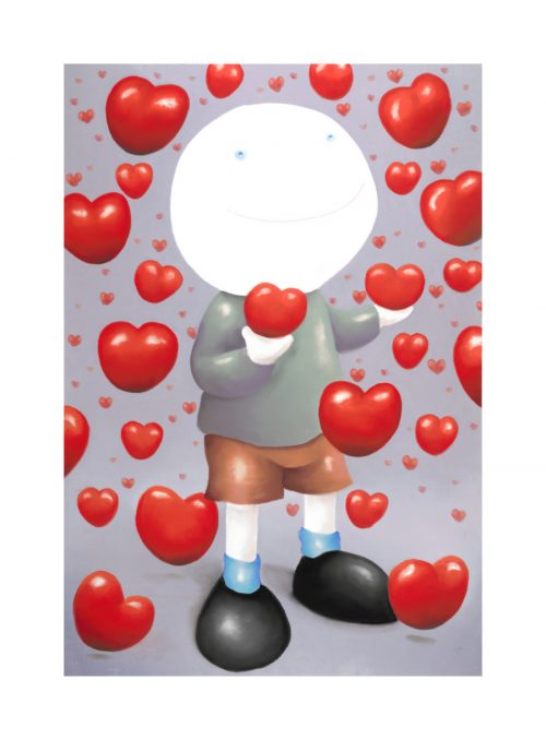 Mackenzie Thorpe “It’s Raining Love” – SIGNED BY THE ARTIST – Limited Edition Giclee On Paper