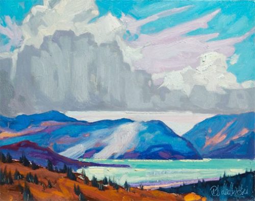 Overlooking Kluane Lake